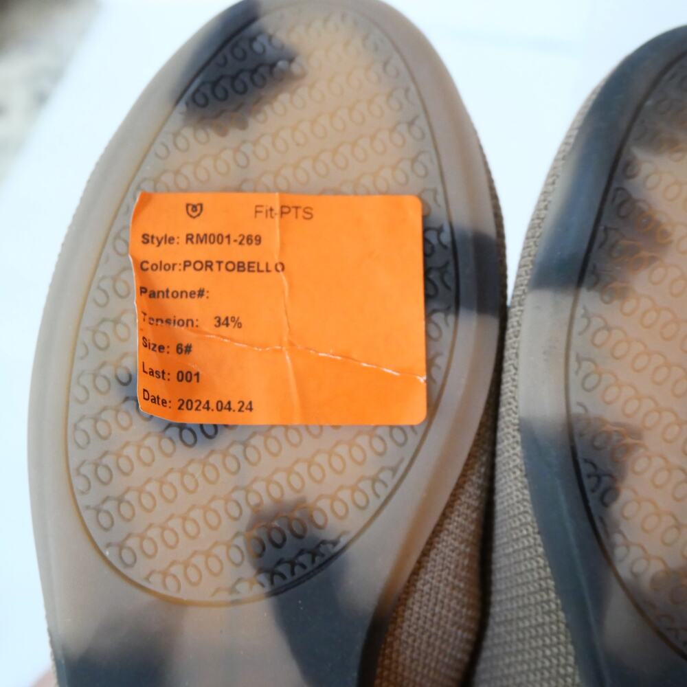 Rothy's Women's 6 Daily Flats Round Toe Portobello Brown Slip On  Shoes NEW - Picture 6 of 6